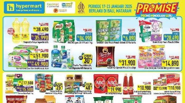 Promo Hypermart Bali periode hingga 23 Januari 2025.