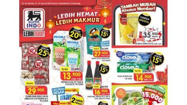 Promo Superindo periode 16-22 Januari 2025.