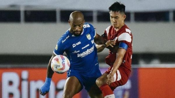 David Da Silva saat beraksi di laga Persis Solo vs Persib Bandung di Liga 1