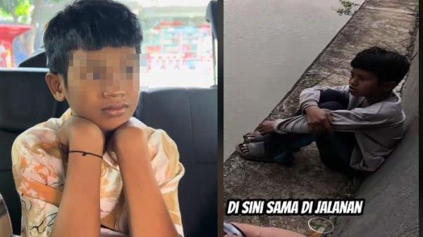 Akhirnya Dika bocah yang sempat viral hidup terlantar di jalanan di Bekasi akhirnya ditemukan dan sudah bertemu dengan Teh Novi
