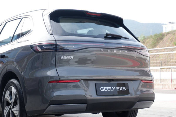 Media first impression mobil listrik Geely EX5 di China. Foto: Sena Pratama/kumparan