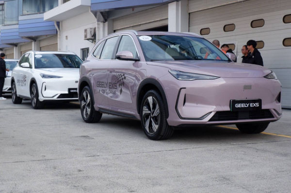 Media first impression mobil listrik Geely EX5 di China. Foto: Sena Pratama/kumparan