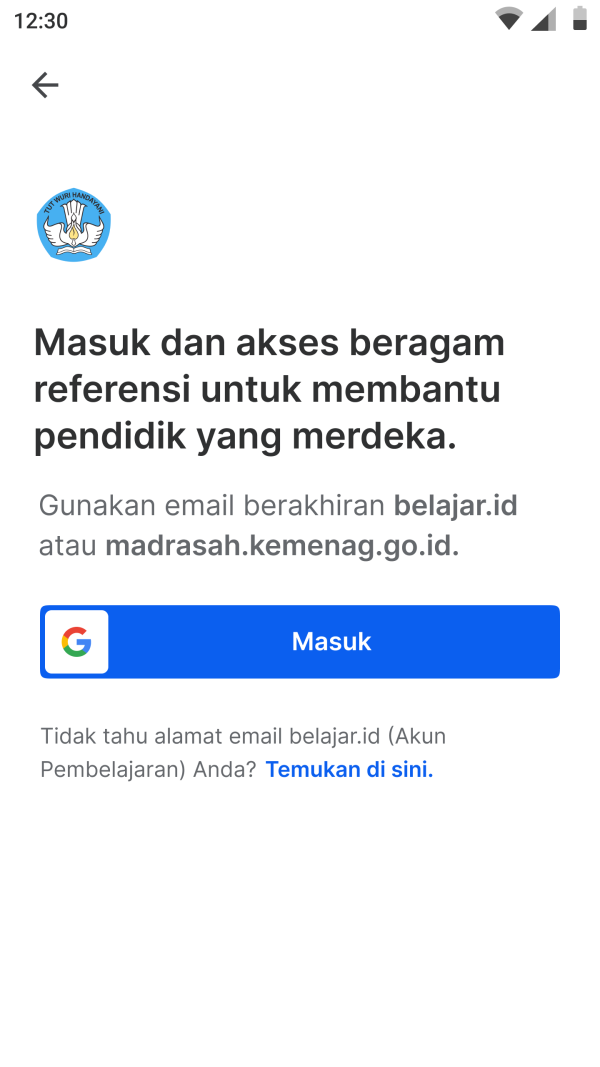 Cara login ke Ruang GTK 