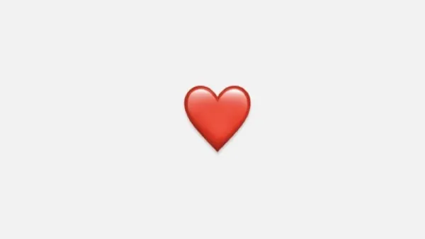 Ilustrasi emoticon love.