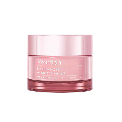 Foto adalah Wardah Hydra Rose Dewy Aqua Day Gel. Sumber foto: www.wardahbeauty.com