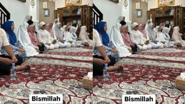 Potret pengajian Frans Faisal jelang pernikahannya dengan Indah Tri Pertiwi