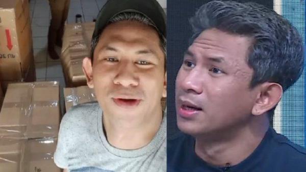 Aji Yusman jualan ATK.