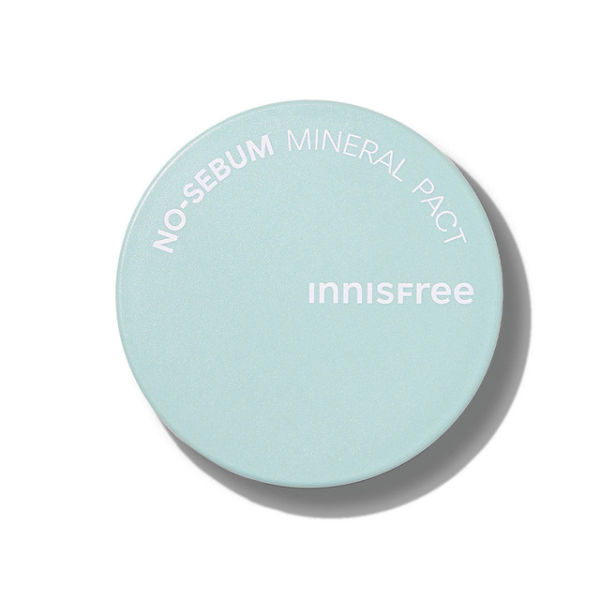 Foto adalah Innisfree No Sebum Mineral Pact. Sumber foto: sg.innisfree.com