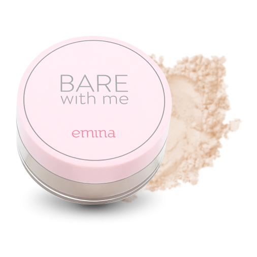 Gambar adalah Emina Bare With Me Mineral Loose Powder. Sumber: eminacosmetics.com