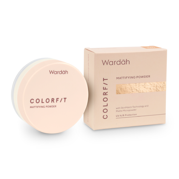 Gambar adalah Wardah Colorfit Mattifying Powder. Sumber: wardahbeauty.com