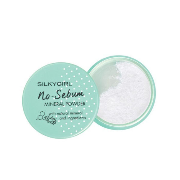 Gambar adalah Silkygirl No Sebum Mineral Powder. Sumber: silkycosmetics.com