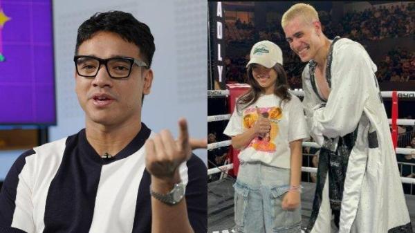 Kalah tinju melawan Fadly Faisal, Aisar Khaled malah melamar Fuji. 