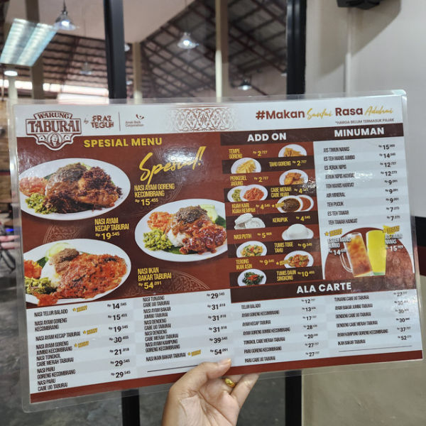 Warung Taburai Praz Teguh. Foto: Ela Nurlaela/kumparan