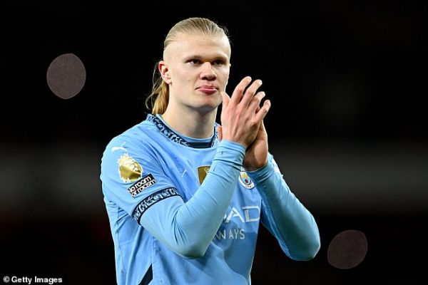 Haaland found the back of the net at the Emirates but could not prevent the heavy defeat