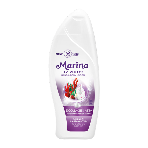 Marina UV White E Collagen Asta Body Lotion. Sumber: sahabatmarina.com