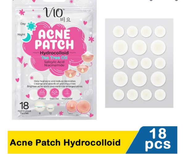 Foto adalah Vio Acne Patch Hydrocolloid. sumber: klik indomaret app