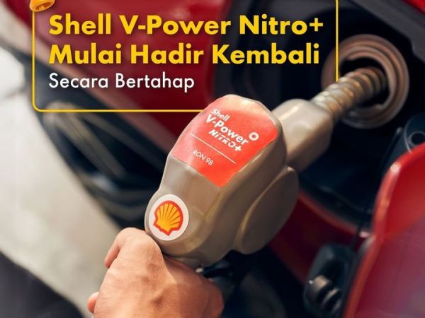 Shell V-Power Nitro+ sudah tersedia lagi secara bertahap.