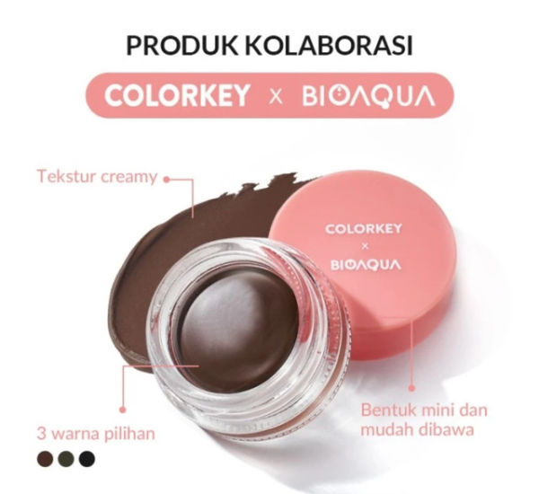 Foto adalah COLORKEY x BIOAQUA. Sumber: Tokopedia/Bioaqua Official Shop