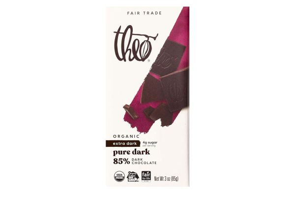 Theo Dark Chocolate Bar, 85%