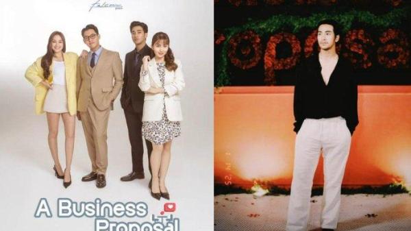  FILM ABIDZAR SEPI - Poster film A Business Proposal diunggah Instagram