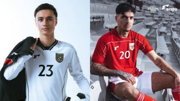 JERSEY TIMNAS INDONESIA - Tangkap layar Jersey Timnas Indonesia Produksi Erspo yang gambarnya diambil pada Kamis (13/2/2025). Mulai tanggal 14 Februari 2025, Erspo akan merilis jersey terbarunya