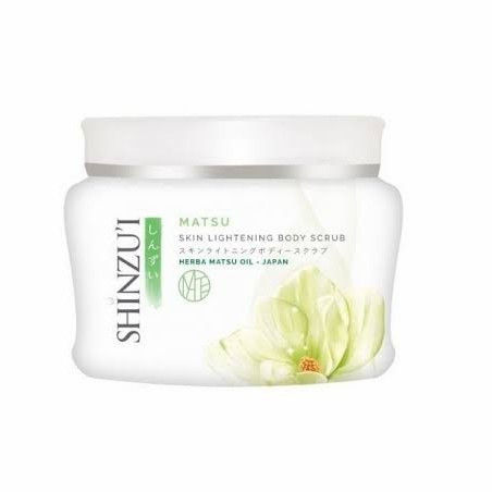Shinzui Skin Lightening Body Scrub Matsu. Sumber : tokopedia.com