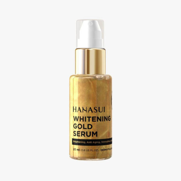 Foto Hanasui Whitening Gold Serum untuk rekomendasi serum hanasui untuk kulit berminyak. Sumber: www.hanasui.id