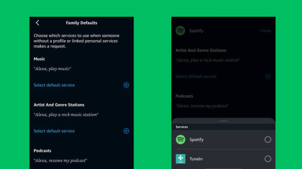 Making Spotify the default music service on Alexa