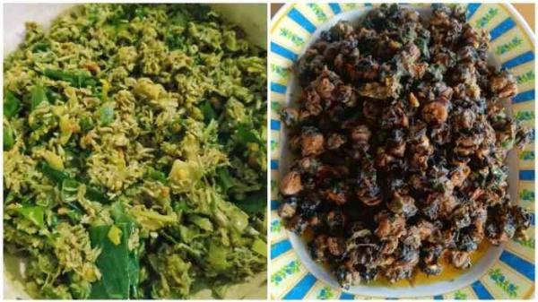 Masakan khas Minahasa di Kokuru Minut.