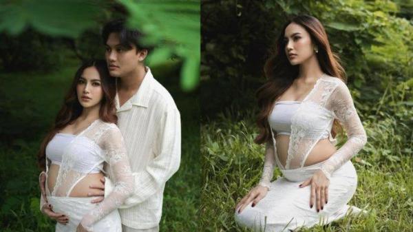 UMUMKAN KEHAMILAN - Potret Mahalini dan Rizky Febian umumkan kondisi hamil.
