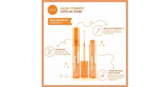 SERUM BULU MATA- Foto Salsa Eyelash & Eyebrow Serum, diolah dari salsacosmetic.com, Selasa (25/2/2025). Berikut rekomendasi serum bulu mata yang bisa menebalkan dan memperpanjang bulu mata dan alis.