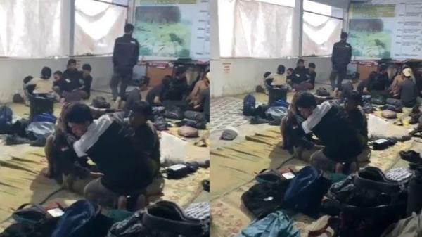 VIRAL KESURUPAN DI LAWU : Tangkapan layar sejumlah pendaki gunung Lawu mengalami kesurupan. Beredar video para pendaki Gunung Lawu kerasukan massal di basecamp pendakian Gunung Lawu jalur via Ceto, Desa Gumeng, Kecamatan Jenawi, Kabupaten Karanganyar, Selasa (25/2/2025).