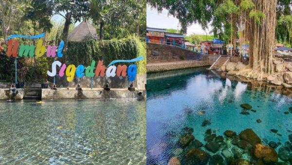 WISATA UMBUL KLATEN - Umbul Sigedang dan Umbul Kapilaler, wisata air menari di Klaten, Jawa Tengah yang diklaim memiliki kadar mineral yang tinggi