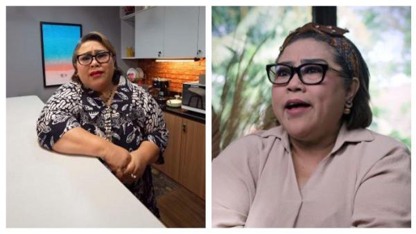 NUNUNG JUAL RUMAH - Komedian Nunung rela menjual rumahnya demi keluarga di Solo, kini ia tinggal di kos-kosan sepetak bersama sang suami.