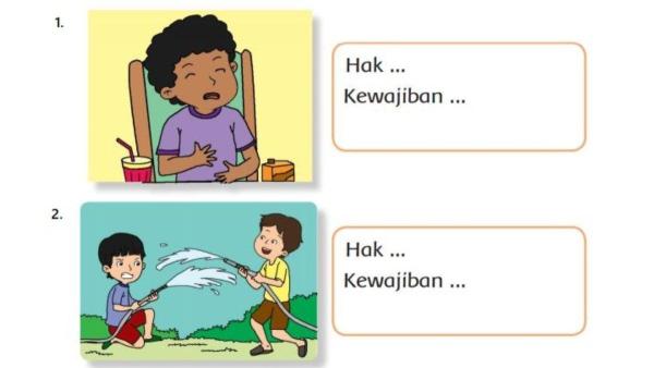 ILUSTRASI KUNCI JAWABAN : Soal Nomor 1 dan 2 halaman 179-180