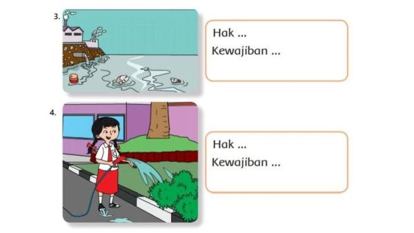 ILUSTRASI KUNCI JAWABAN : Soal Nomor 3 dan 4 halaman 179-180
