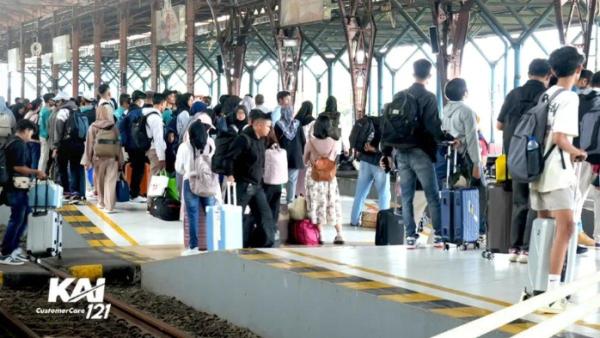 ALTERNATIF CARI TIKET - Potret diambil dari Instagram pada Selasa (25/2/2025). PT KAI memberikan saran agar bisa mendapatkan tiket kereta api Lebaran