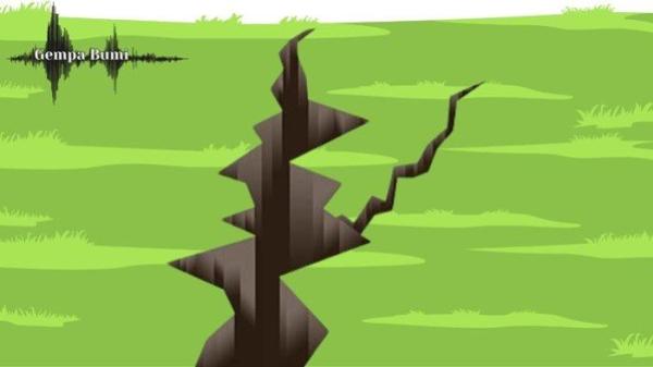GEMPA TAHUNA SULUT - Ilustrasi gempa bumi. Informasi gempa hari ini dengan magnitudo 5.3 guncang Tahuna, Kepulauan Sangihe, Sulawesi Utara di kedalaman 10 km, Selasa (4/3/2025).