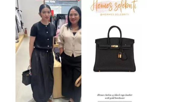 TAS MAHAL SELVI ANANDA - Istri Gibran Rakabuming kedapatan menenteng tas Hermes. Koleksinya cukup banyak, dalam berbagai tipe dan warna.