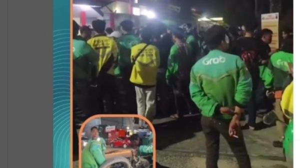 OJOL PROTES PERTALITE -- Ratusan pengemudi ojol mendatang Polres Kendari mengadukan motor mereka mogok usai mengisi BBM Pertalite di SPBU. Pertamina menyatakan akan menurunkan tim ke Kendari untuk menyelidiki masalah ini.