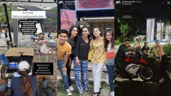 SYUTING FTV - Pekerjaan mantan suami Ria Ricis di bulan Ramadan terekam, pamer foto bareng perempuan cantik.
