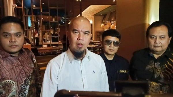 AGNEZ MO - Ahmad Dhani ditemui di kawasan Senayan, Jakarta Pusat, Jumat (28/2/2025). Ditegaskannya tak punya masalah pribadi dengan Agnez Mo.