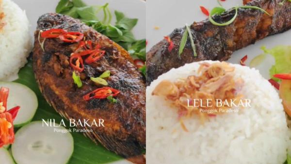 OBYEK WISATA KLATEN: Dua hidangan dari restoran di Ponggok Paradeso Klaten