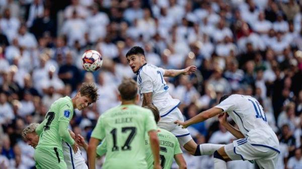 AKSI KEVIN DIKS - Pemain Timnas Indonesia Kevin Diks ketika memperkuat klub asal Superliga Denmark FC Copenhagen, 18 Agustus 2023. (Website FC Copenhagen - 3/3/2025)