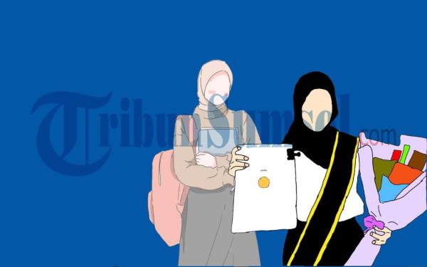 ILUSTRASI MAHASISWI SELESAI SIDANG SKRIPSI/UJI KOMPREHENSIF- Daftar 20 ucapan terima kasih untuk sahabat yang datang saat sidang skripsi, bisa jadi caption media sosial.