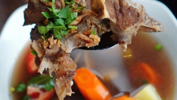 REKOMENDASI KULINER KLATEN: Nasi Sup Balungan salah satu menu andalan di Hidden Cabana Klaten
