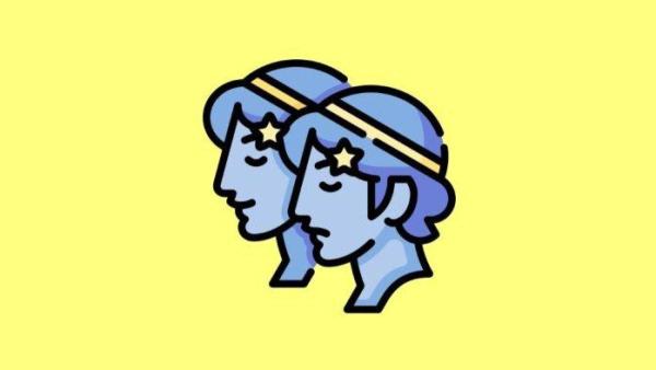 Ilustrasi zodiak Gemini