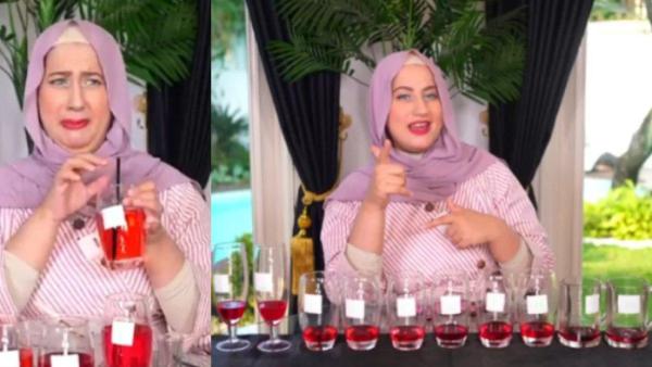 REVIEW TASYI ATHASYIA,- Tasyi Athasyia review sirup merah, sebut ada yang mirip Pertamax