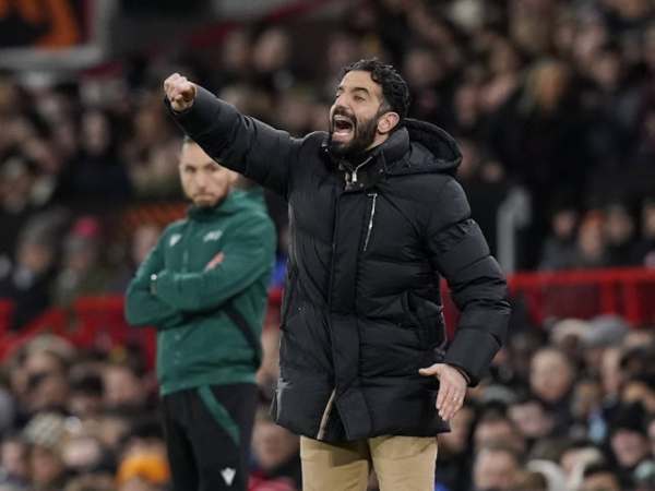 Manchester United head coach Ruben Amorim on March 13, 2025
