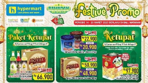 KATALOG - Promo Hypermart Festive Promo yang berlaku mulai 15-20 Maret 2025 di Bali dan Mataram.